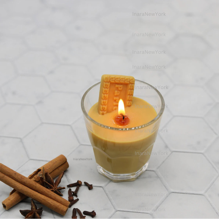 chai candle | chai samosa| Diwali gift | indian décor | Indian candle | housewarming | puja gift| desi gifts | samosa candle | mithai candle