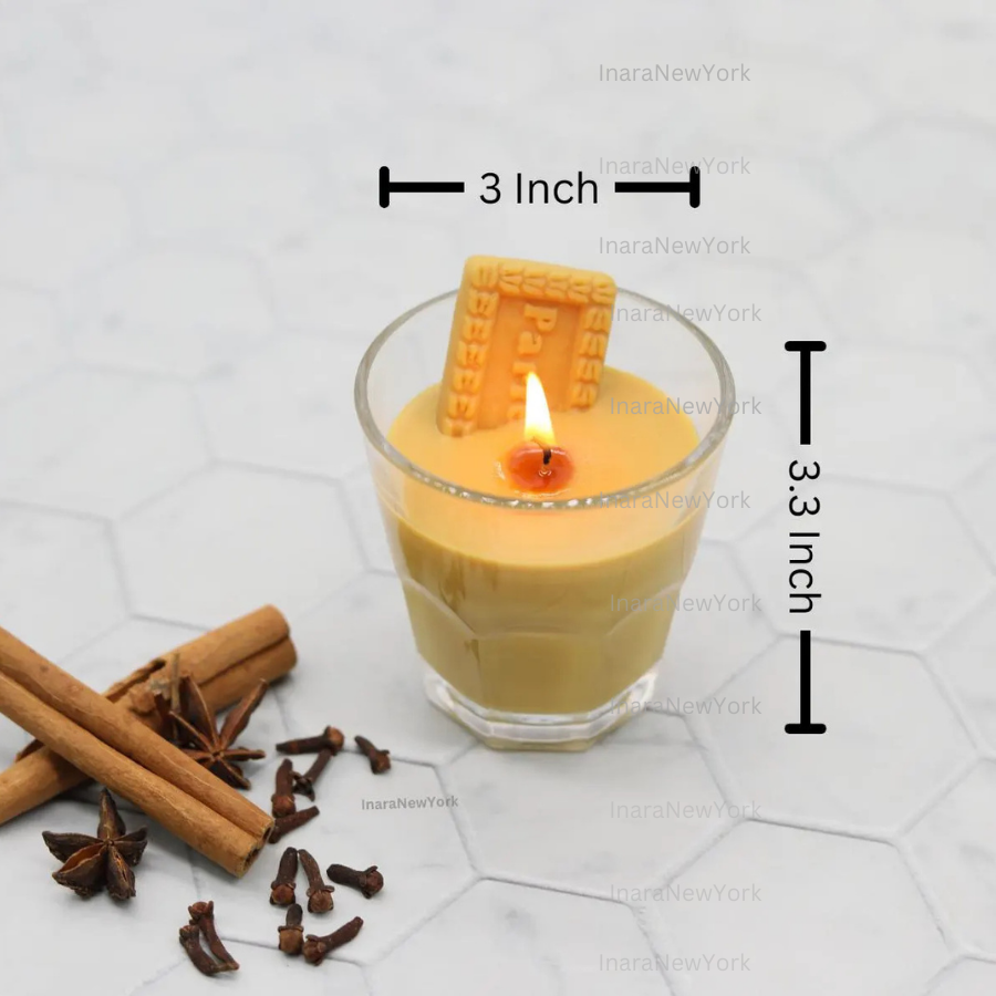 chai candle | chai samosa| Diwali gift | indian décor | Indian candle | housewarming | puja gift| desi gifts | samosa candle | mithai candle