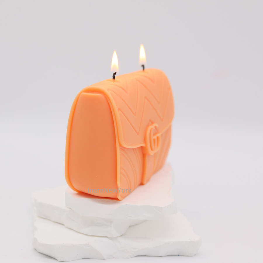 luxury handbag candle|aesthetic bag candle|Handmade decor candle|Gift for her|home candle|Modern candle|Decorative soy candle decor