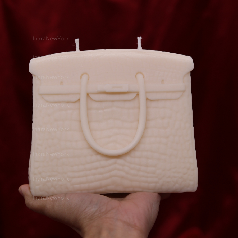 luxury handbag candle|aesthetic bag candle|Handmade decor candle|Gift for her|home candle|Modern candle|Decorative soy candle decor