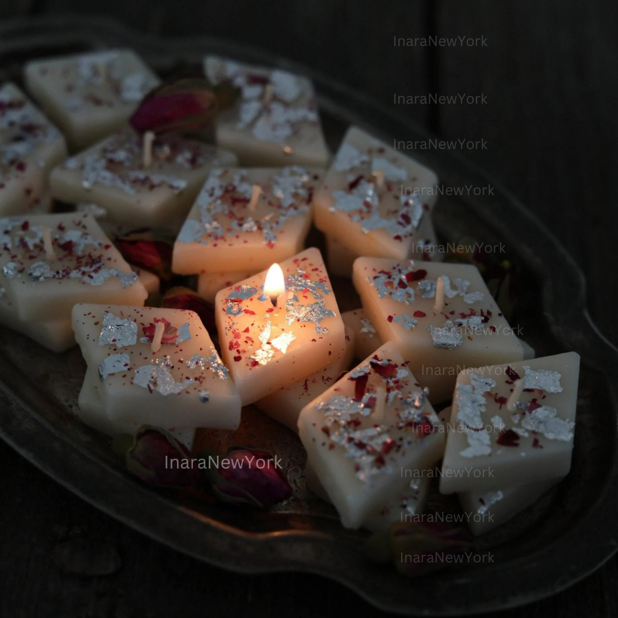 Free shipping| 10 pcs kaju katli candle| Indian dessert candle | Diwali décor | Indian candle | housewarming | Diwali gift| puja gift|