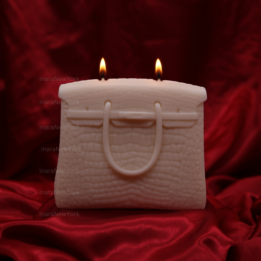 luxury handbag candle|aesthetic bag candle|Handmade decor candle|Gift for her|home candle|Modern candle|Decorative soy candle decor