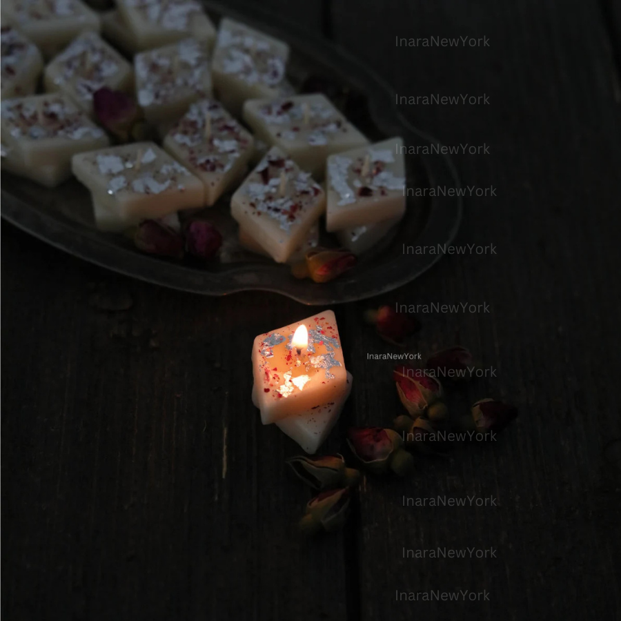 Free shipping| 10 pcs kaju katli candle| Indian dessert candle | Diwali décor | Indian candle | housewarming | Diwali gift| puja gift|