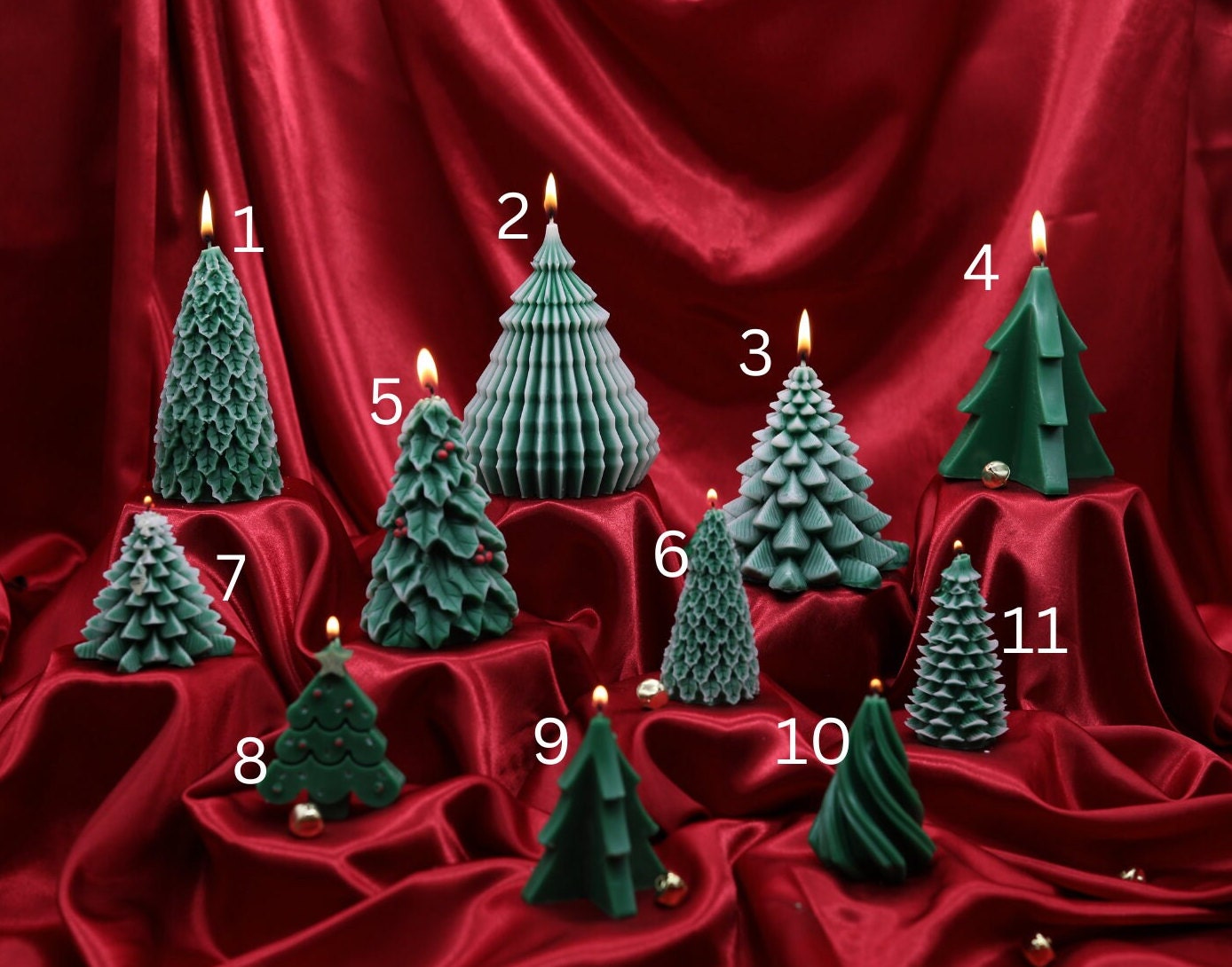 Christmas tree candle | Christmas décor | housewarming |custom holiday gifts| custom Christmas gift | Christmas tree |soywax