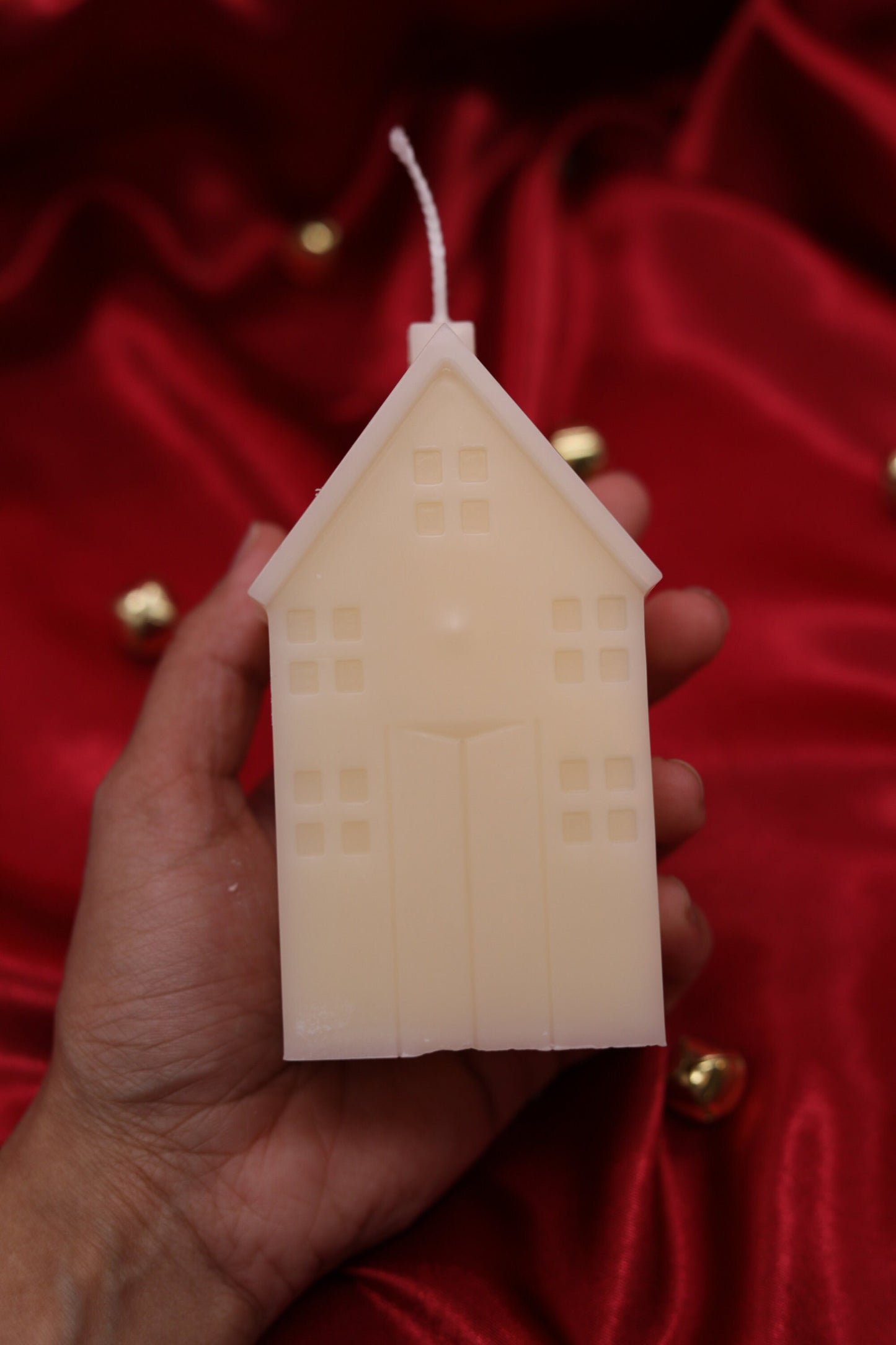 Christmas house candle | Christmas décor | housewarming | holiday gifts| custom holiday gifts| custom Christmas gift