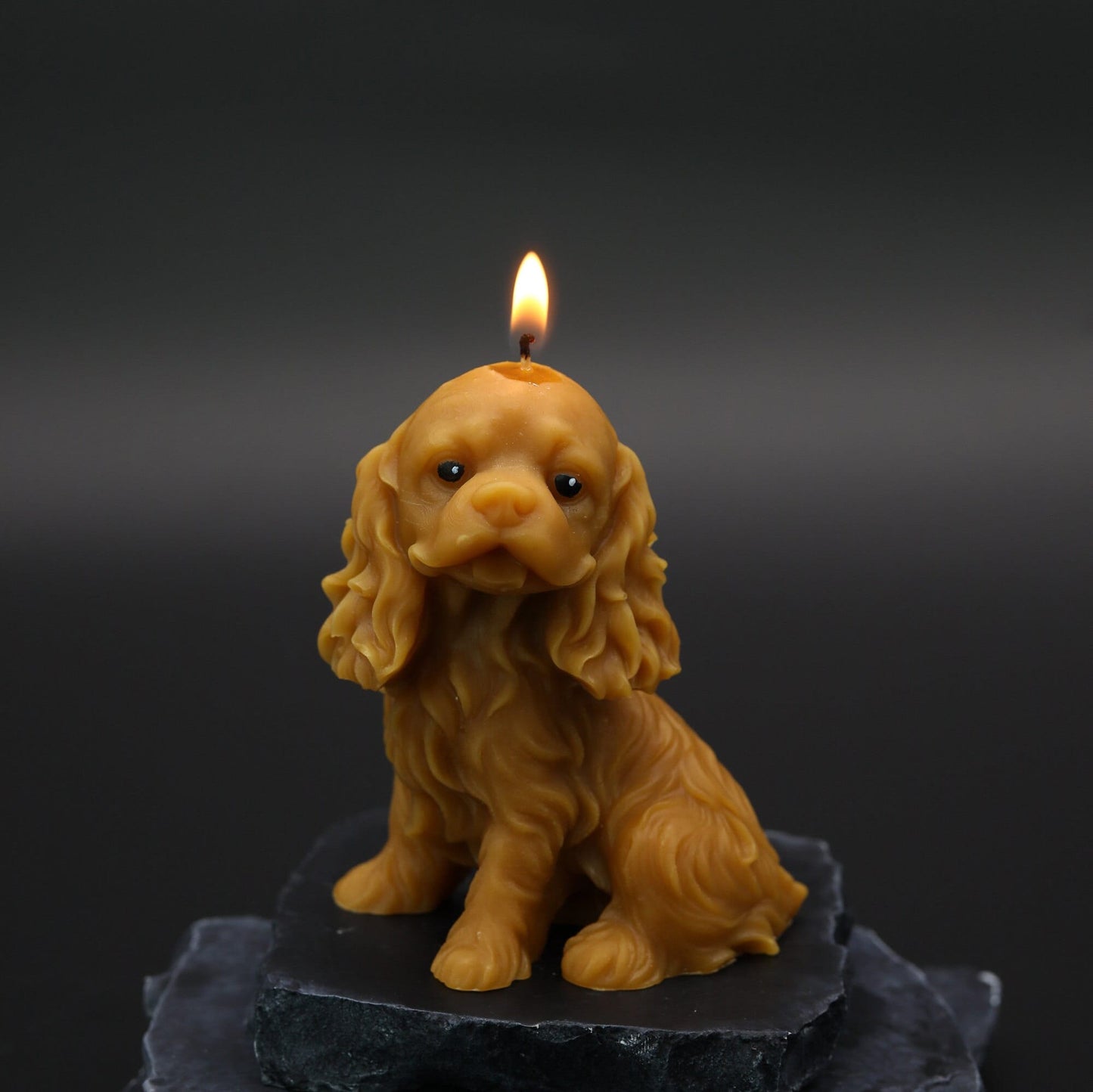 dog shaped candle | sculptural | housewarming candle | handmade | birthday | gift | cocker spaniel | Irish setter dog