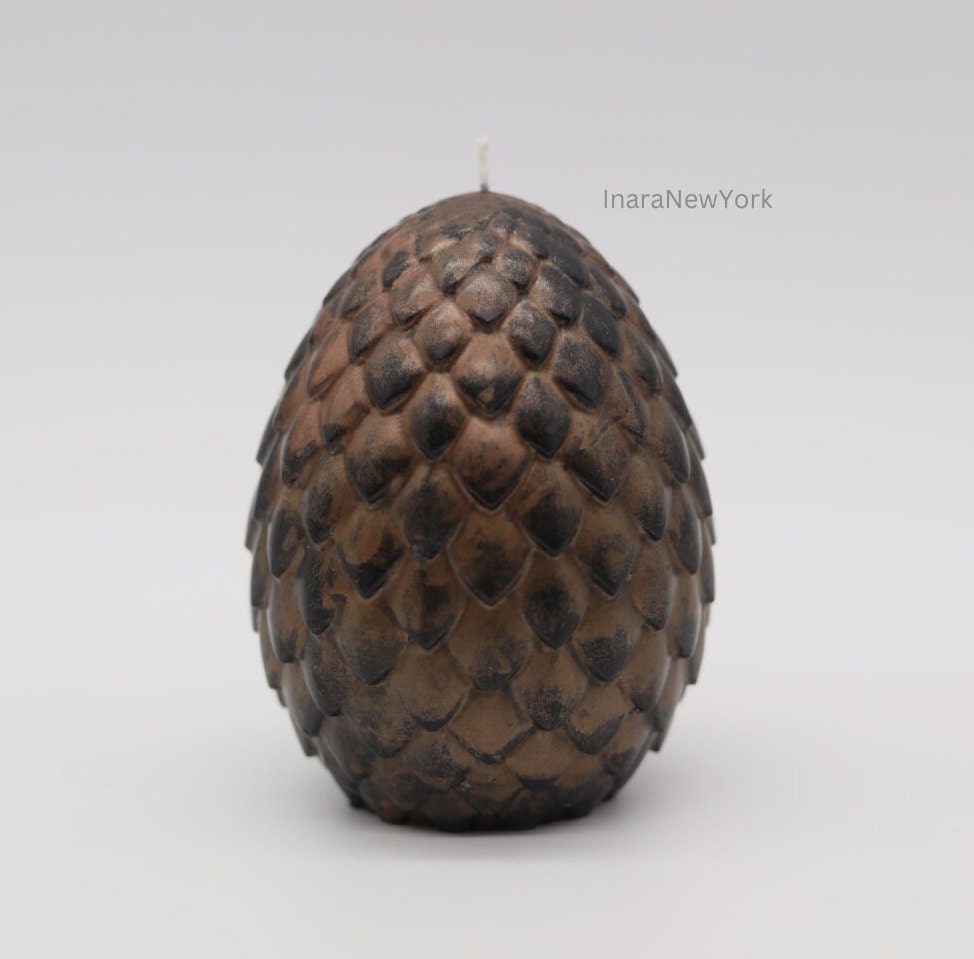 dragon egg candle | game of throne | holiday décor | sculptural candle | housewarming candle | handmade candle | abstract egg candle |