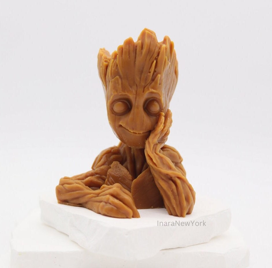 tree man, groot candle, tree man candle, marvel candle, marvel comic, gradians of galaxy, marvel fan gifts, Gromit, Gromit candle, mythical candle, house décor, marvel home décor,