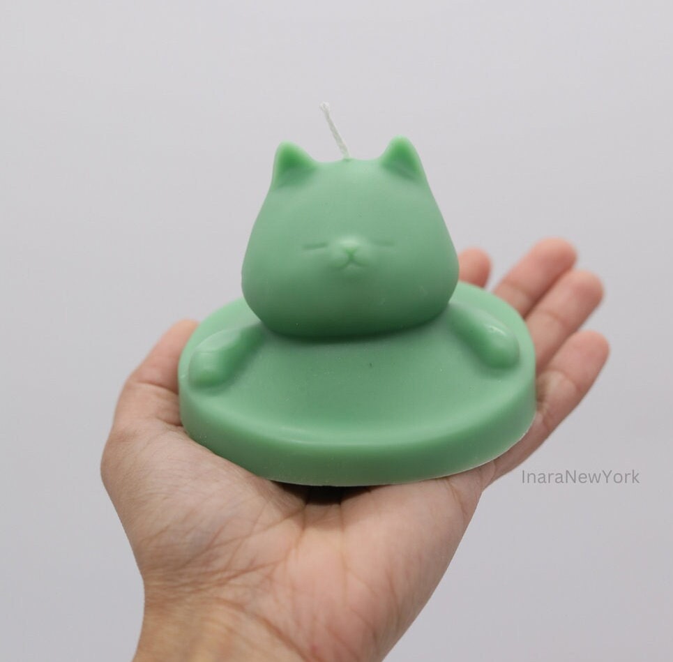 cute cat shaped candle | sculptural | housewarming candle |birthday | gift | cat | personalized candle | cat candle