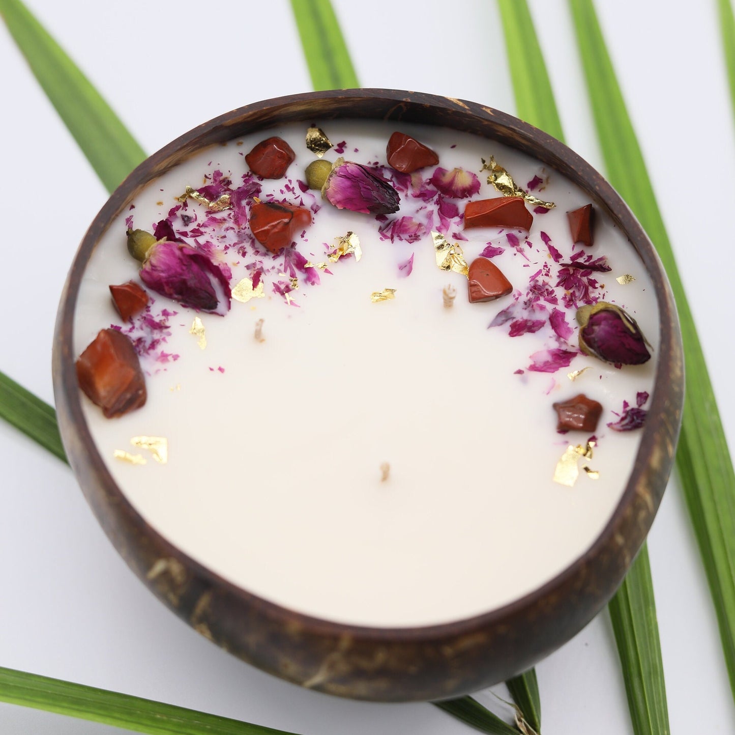 housewarming gift, birthday gift, anniversary gift, gift for her, unique gifts, rose, sensual candle, coconut bowl candle, luxury gifts, chakra candle, tropical gift, beach house gift, beach, summer gifts, rose candle, Indian gifts, Indian rose