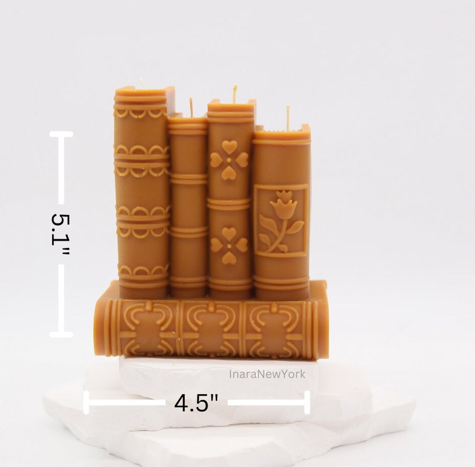Book candle | library book candle| sculptural candle | housewarming | books candle | custom marvel old book | bookworm