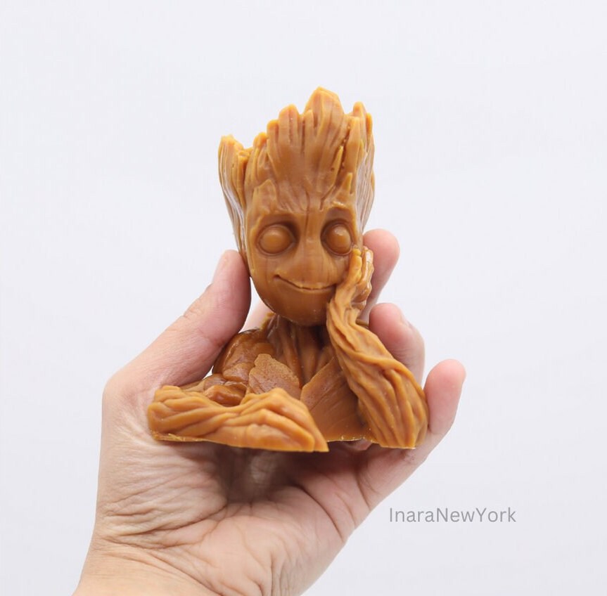 Tree man groot candle | marvel comic candle| sculptural candle | housewarming | abstract candle | custom marvel gift for him|
