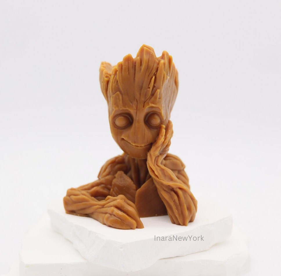 Tree man groot candle | marvel comic candle| sculptural candle | housewarming | abstract candle | custom marvel gift for him|