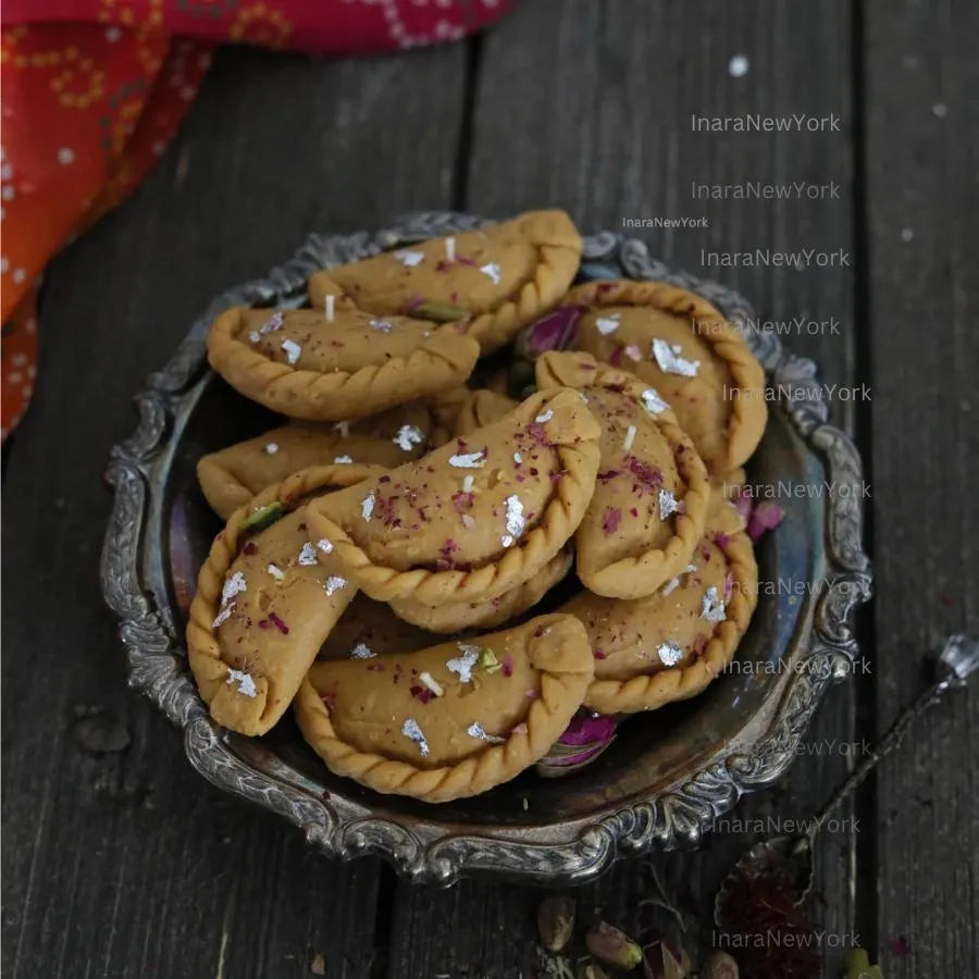 Free shipping| 8pcs gujiya dessert candle | Diwali décor | Indian candle | housewarming | Diwali gift| puja gift| ladoo mithai box