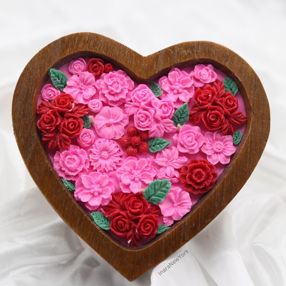 heart dough bowl |FLOWER dough bowl candle | farmhouse candle| gift | rustic Candle | soy candle | custom farmhouse décor| anniversary