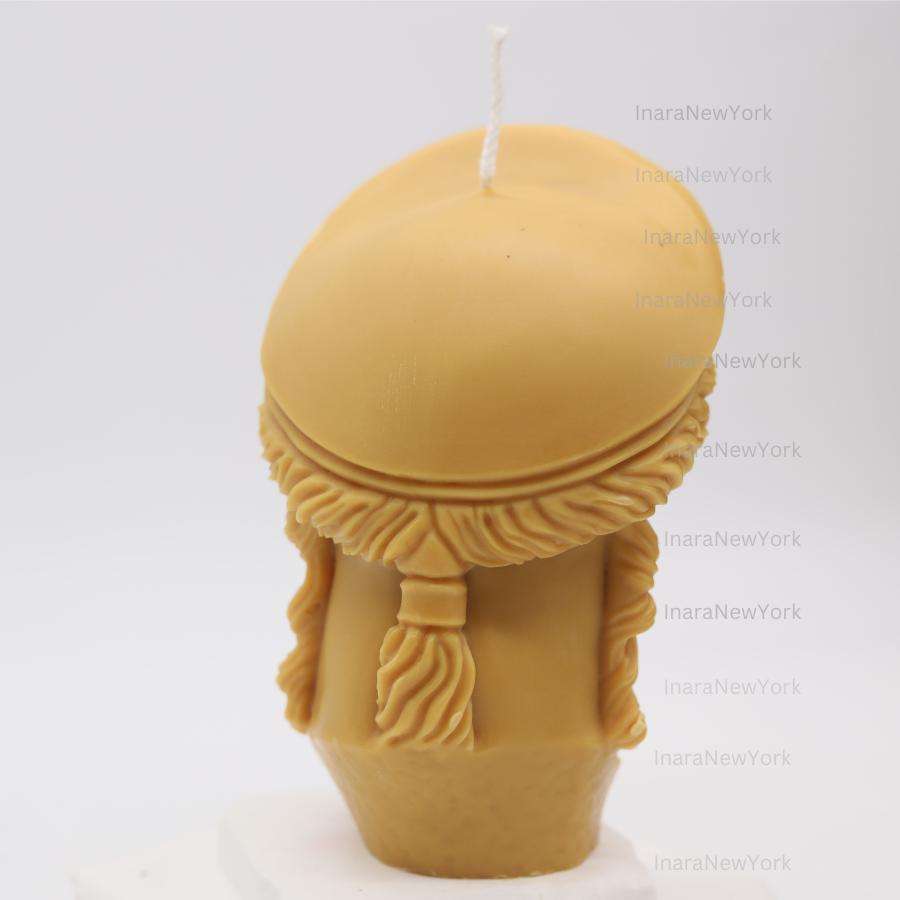 Hera bust candle | sculptural candle | handmade candle | aesthetic candle | 3d custom candle | elegant roman Greek sculpture candles