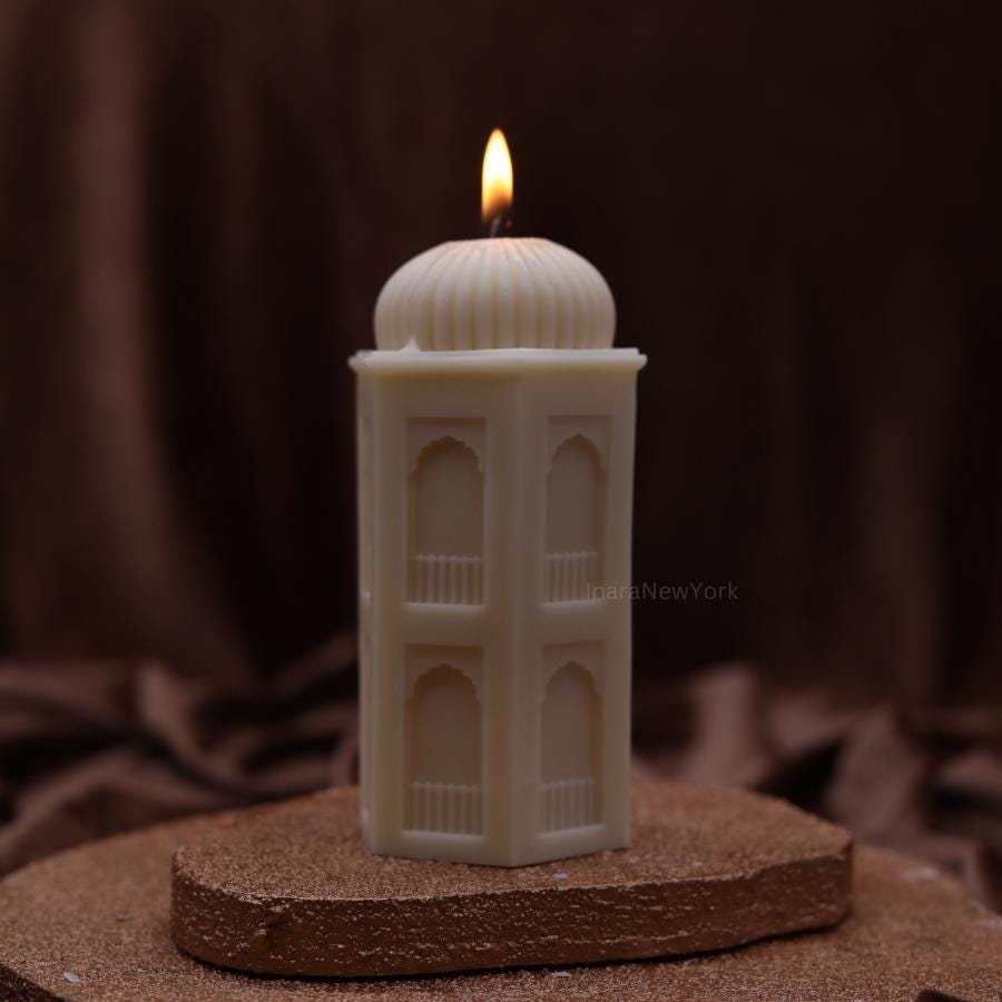 Ramadan Candle | Muslim Decor | Eid Mubarak | Eid Decor | Mosque Shaped Candle | Islamic Candle | Eid Gift Idea | Islam | Ramadan Decor