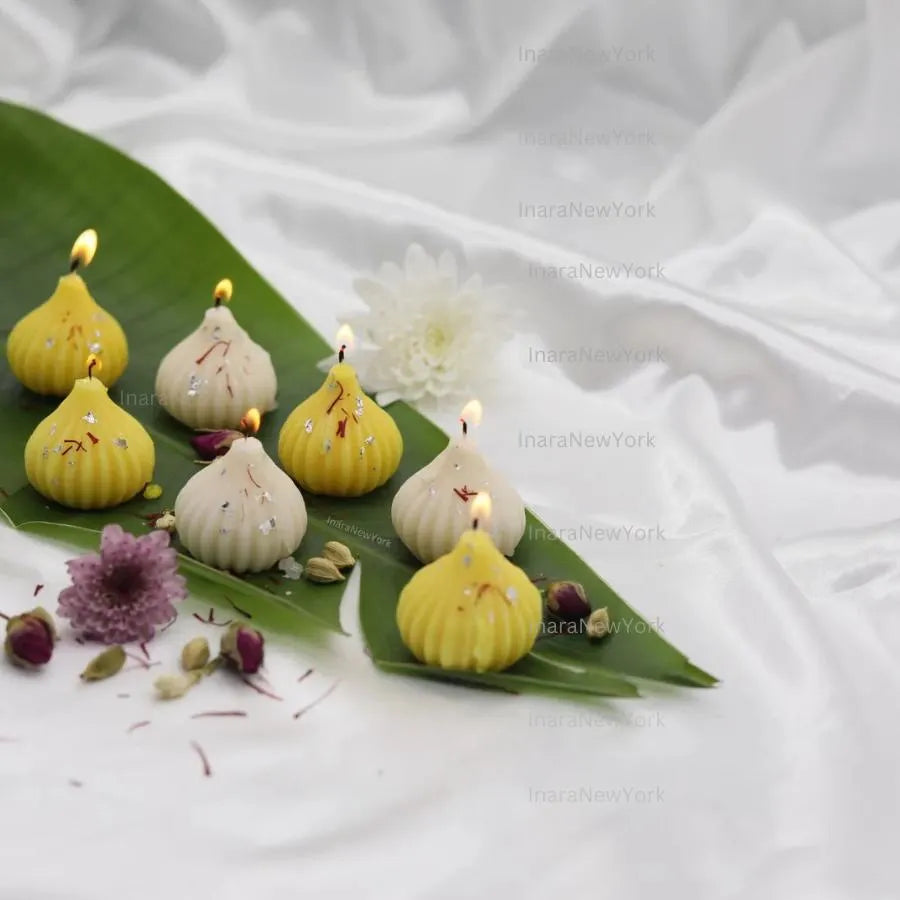 Free shipping| dessert candle | Ganesh chaturthi | Diwali décor | housewarming | Diwali gift| puja gift| Modak candle| indian home decor