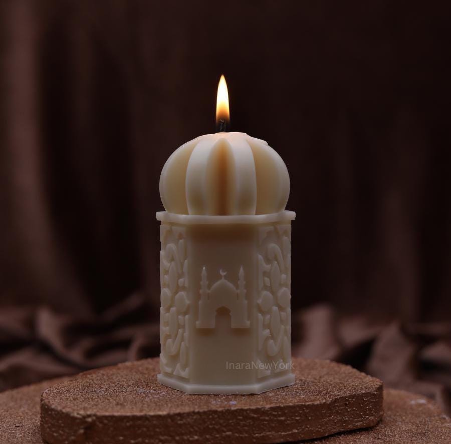 Ramadan Candle | Muslim Decor | Eid Mubarak | Eid Decor | Mosque Shaped Candle | Islamic Candle | Eid Gift Idea | Islam | Ramadan Decor