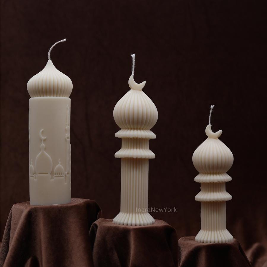 Ramadan Candle | Muslim Decor | Eid Mubarak | Eid Decor | Mosque Shaped Candle | Islamic Candle | Eid Gift Idea | Islam | Ramadan Decor