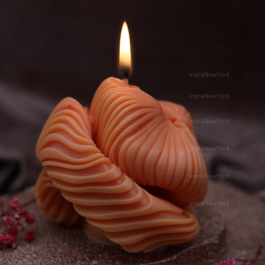 Chic Knot Swirl Candle - Geometric Block Wave - Unique Gift Idea - Perfect Gifting - Birthday gift - Gift for housewarming
