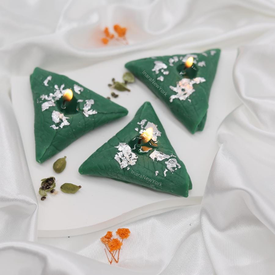 meetha paan 3pcs candle | indian dessert candle | chai candle | indian décor | Indian candle | housewarming | Diwali gift|