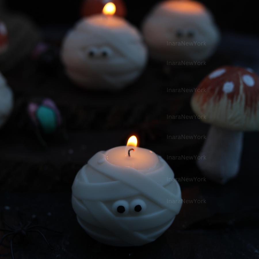 MUMMY CANDLE - Halloween Spooky Decoration