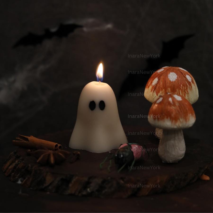 cute Ghost Candles | Halloween Ghosts | Spooky Candles | Autumn Decor | Autumn Decoration | Fall | Halloween Candles | Soy wax