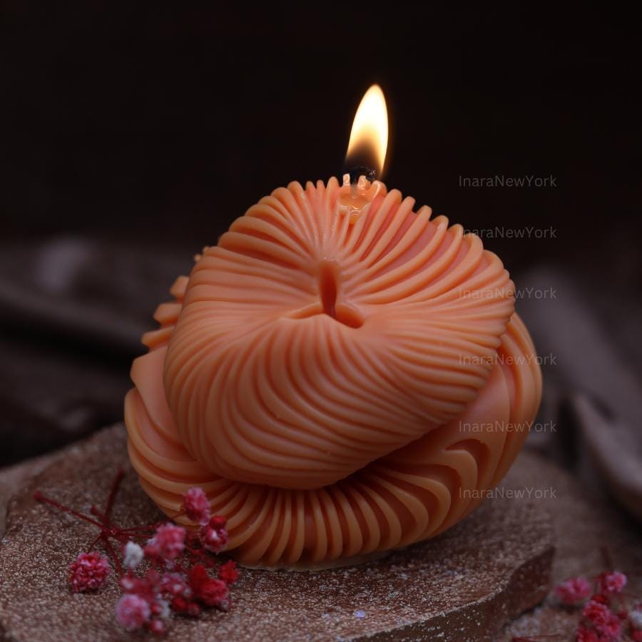 Chic Knot Swirl Candle - Geometric Block Wave - Unique Gift Idea - Perfect Gifting - Birthday gift - Gift for housewarming