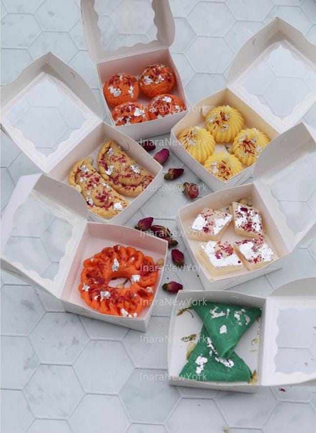 Mini pack - Mithai candles | Party favors | Personalized Labels | Desi candles