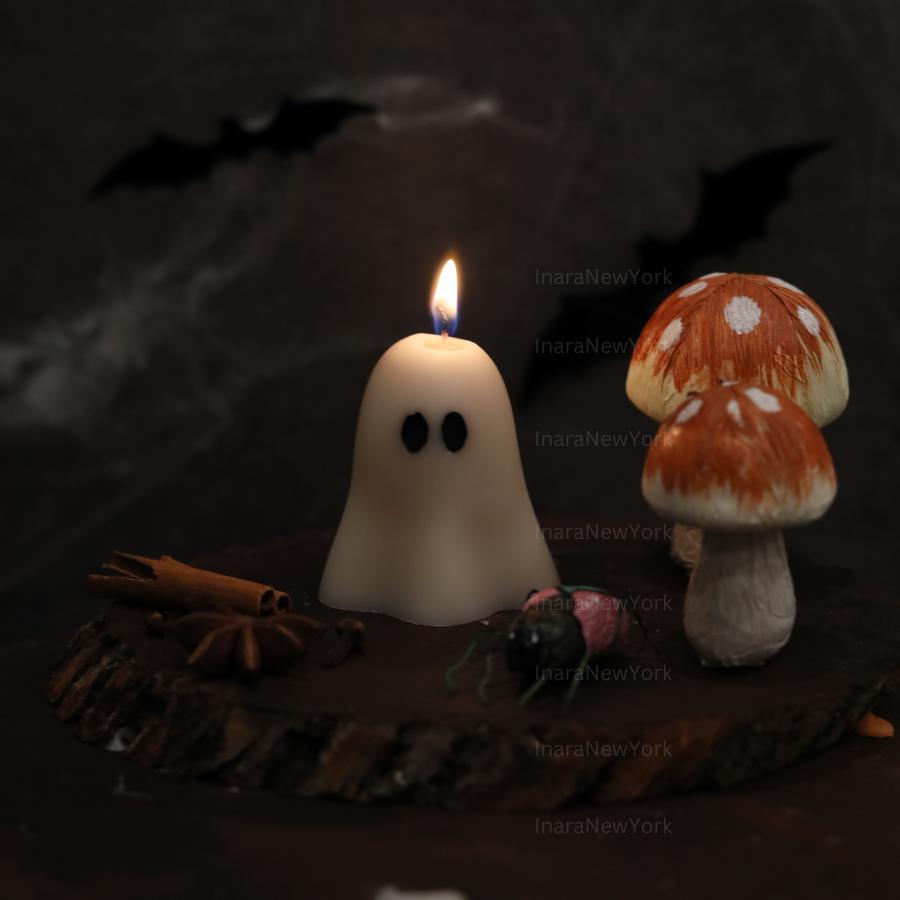cute Ghost Candles | Halloween Ghosts | Spooky Candles | Autumn Decor | Autumn Decoration | Fall | Halloween Candles | Soy wax