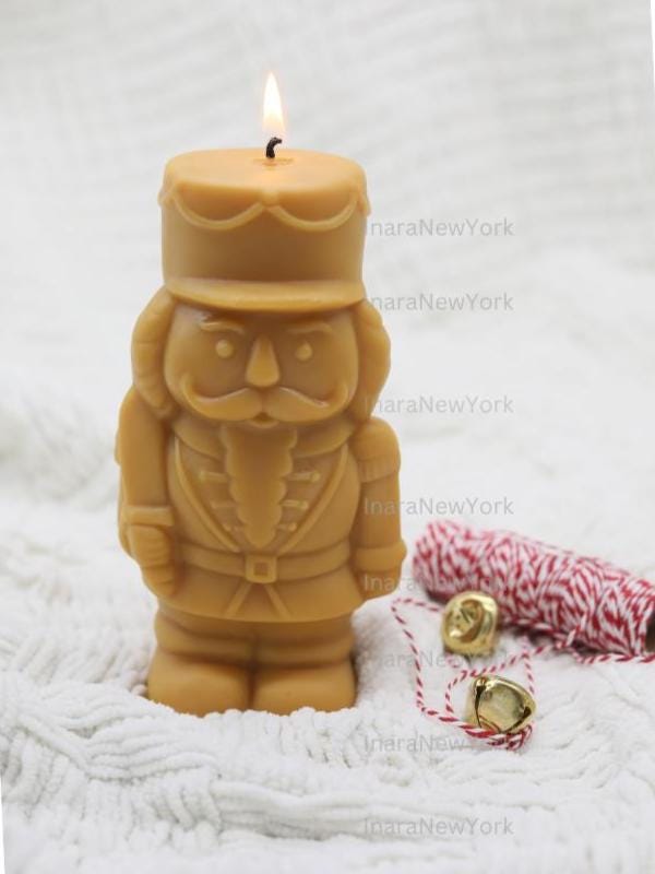 large Nutcracker Candle for Christmas Decor Gift candle- holidays