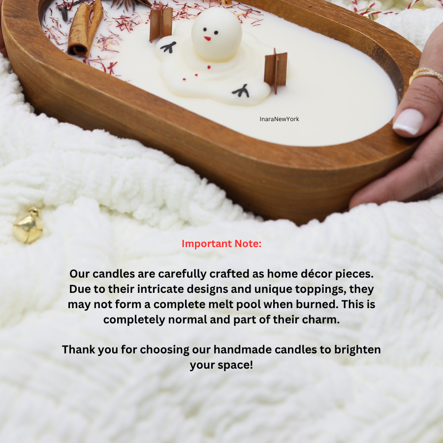 christmas Candle | winter gift |soy candle| holiday gift | custom scent| farmhouse candle | doughbowl | soy wax | scented candle