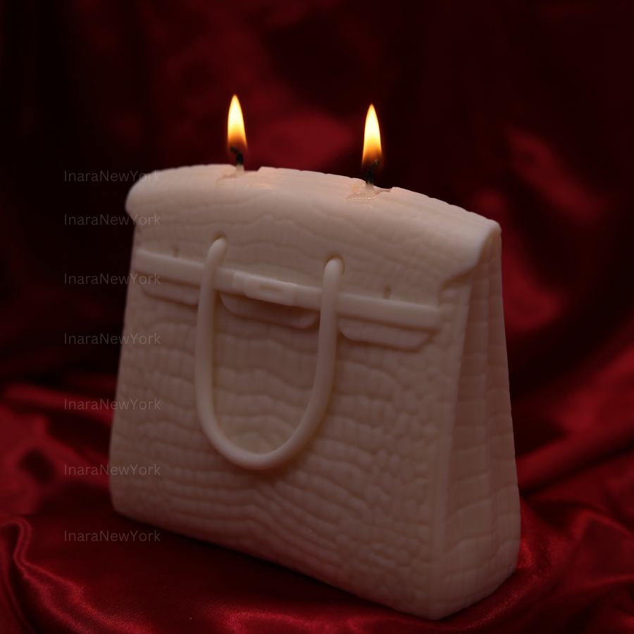 luxury handbag candle|aesthetic bag candle|Handmade decor candle|Gift for her|home candle|Modern candle|Decorative soy candle decor