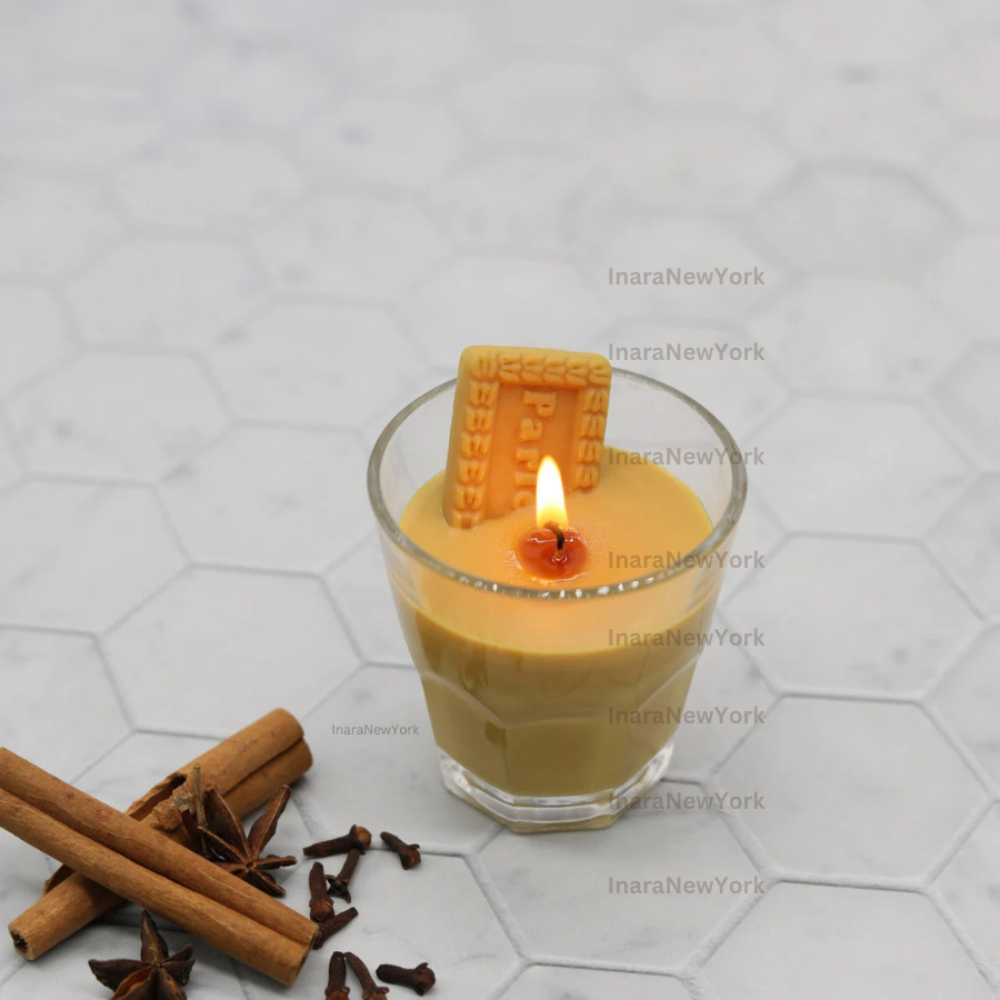 chai candle | chai samosa| Diwali gift | indian décor | Indian candle | housewarming | puja gift| desi gifts | samosa candle | mithai candle