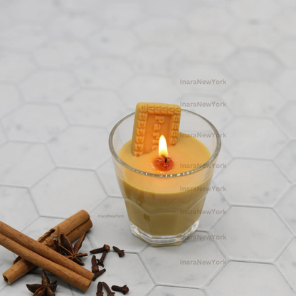 chai candle | chai samosa| Diwali gift | indian décor | Indian candle | housewarming | puja gift| desi gifts | samosa candle | mithai candle