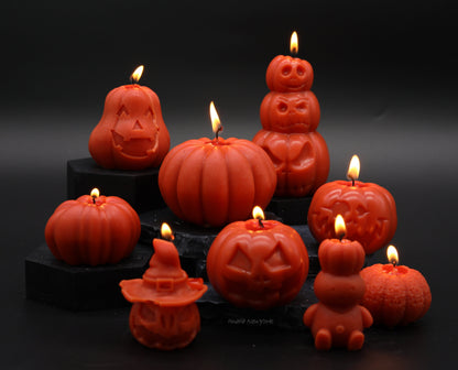 large pumpkin candle | Halloween décor | fall candle | sculptural candle | handmade candle | pumpkin shaped candle