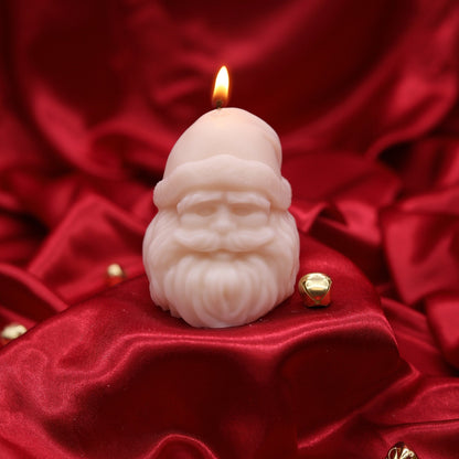 Christmas Santa candle | Christmas décor | Santa candle | custom holiday gifts| custom Christmas gift |Santa clause| Grinch