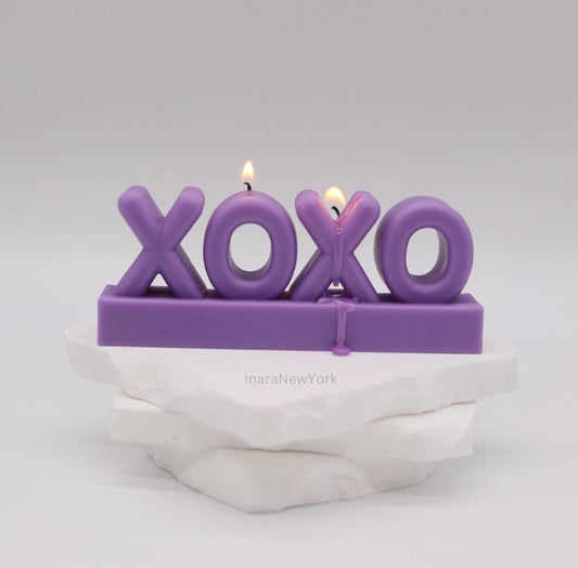 xoxo candle, pop fashion candle, agooboo candle, inara candle, modern teen candle, couple gift idea, teen gift, romantic valentines day, xoxo, teen fashion, young fashion, modern home decor