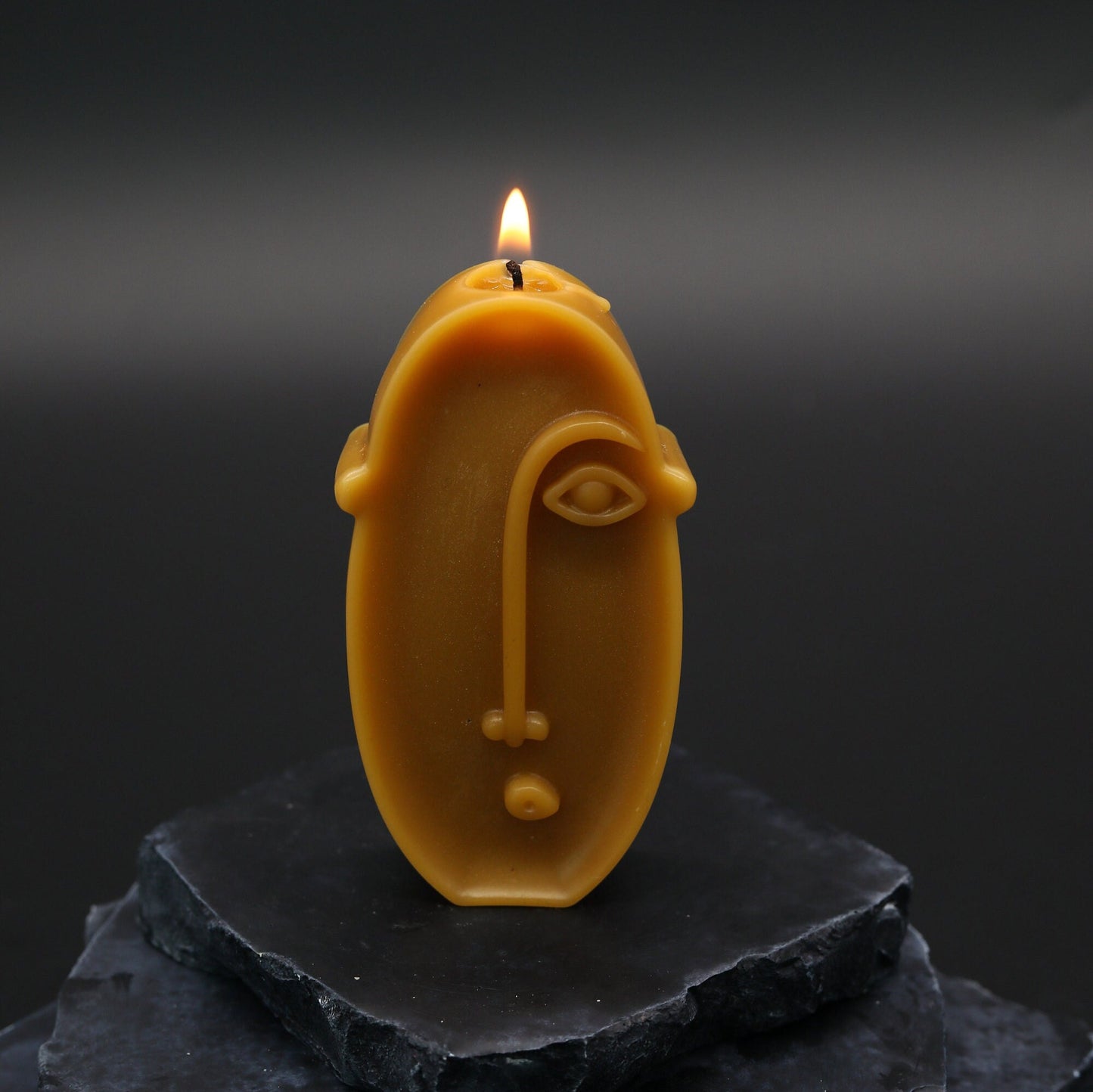 Abstract candle | sculptural candle | housewarming candle | handmade candle | abstract face candle | Abstract painting