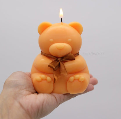 12 pc teddy bear candle | birthday | anniversary | valentines day gift| baby shower gift| teddy candle| custom gift | cute