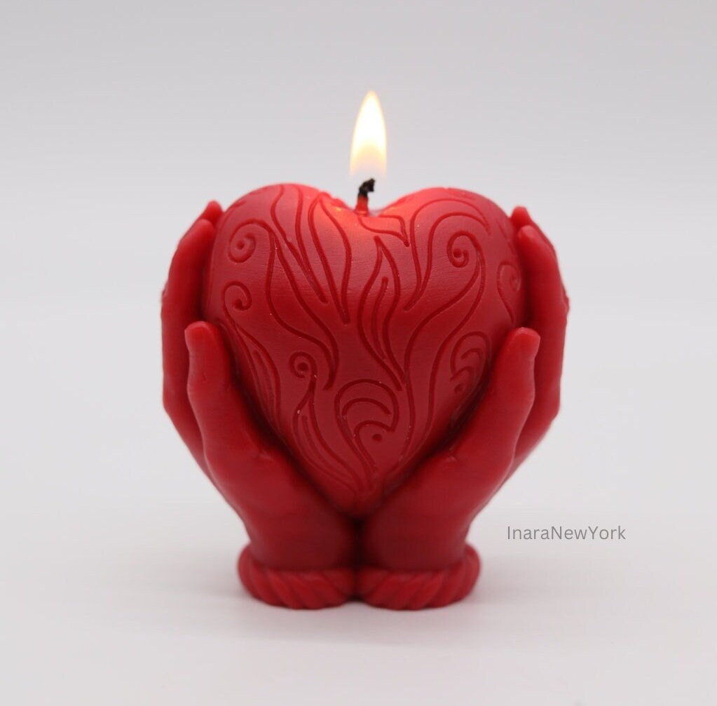 heart candle, couple gift ideas, gift for her, home décor, valentines day gift, wedding gift, proposal, romantic, red heart candle, spring gift,l ove, i love you gift, christmas gift