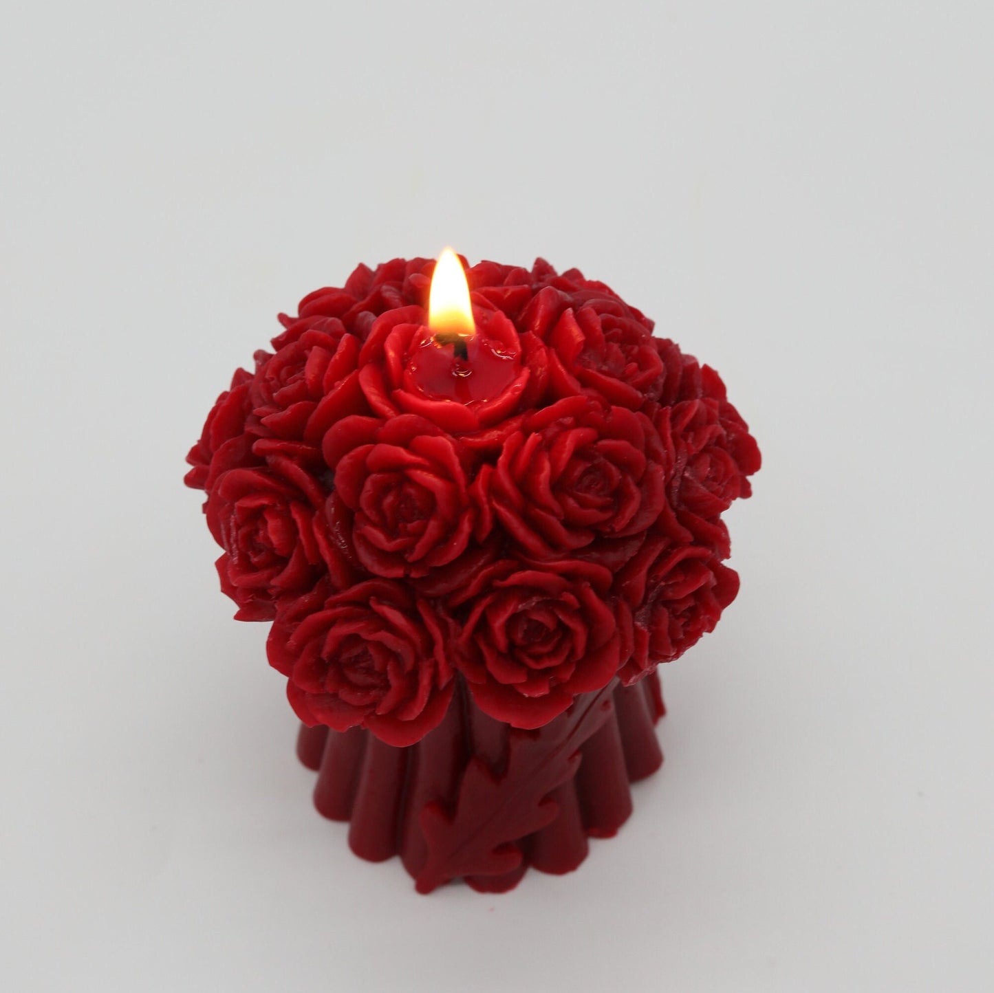 Flower bouquet shaped candle | valentines day candle | sculptural candle | wedding favor | handmade | Bridesmaid candle |