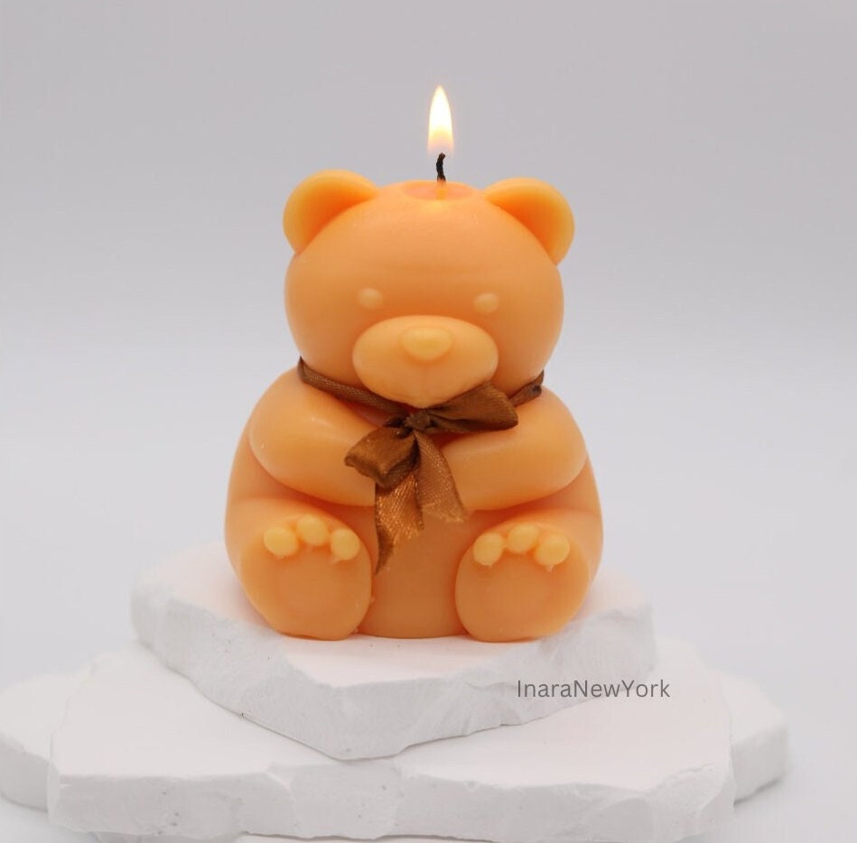 valentines day, valentine, proposal, house warming gift, teddy bear candle, cute baby shower gift, birthday teddy