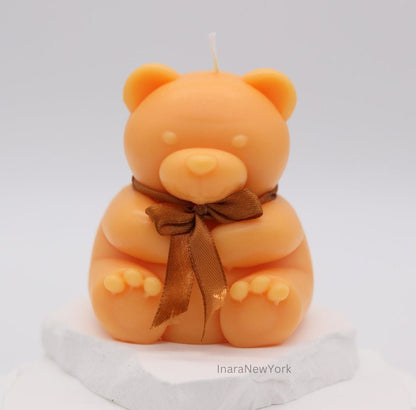 12 pc teddy bear candle | birthday | anniversary | valentines day gift| baby shower gift| teddy candle| custom gift | cute