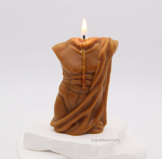 male torso candle, man body candle, abs candle, toned body, sexy body candle, black man abs, black man candle, male physic candle, gift for him, sexy male body, couple gift, sexy gifts