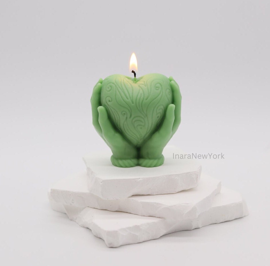 heart shaped candle | valentines candle| love candle | sculptural candle | handmade | wedding gift | custom