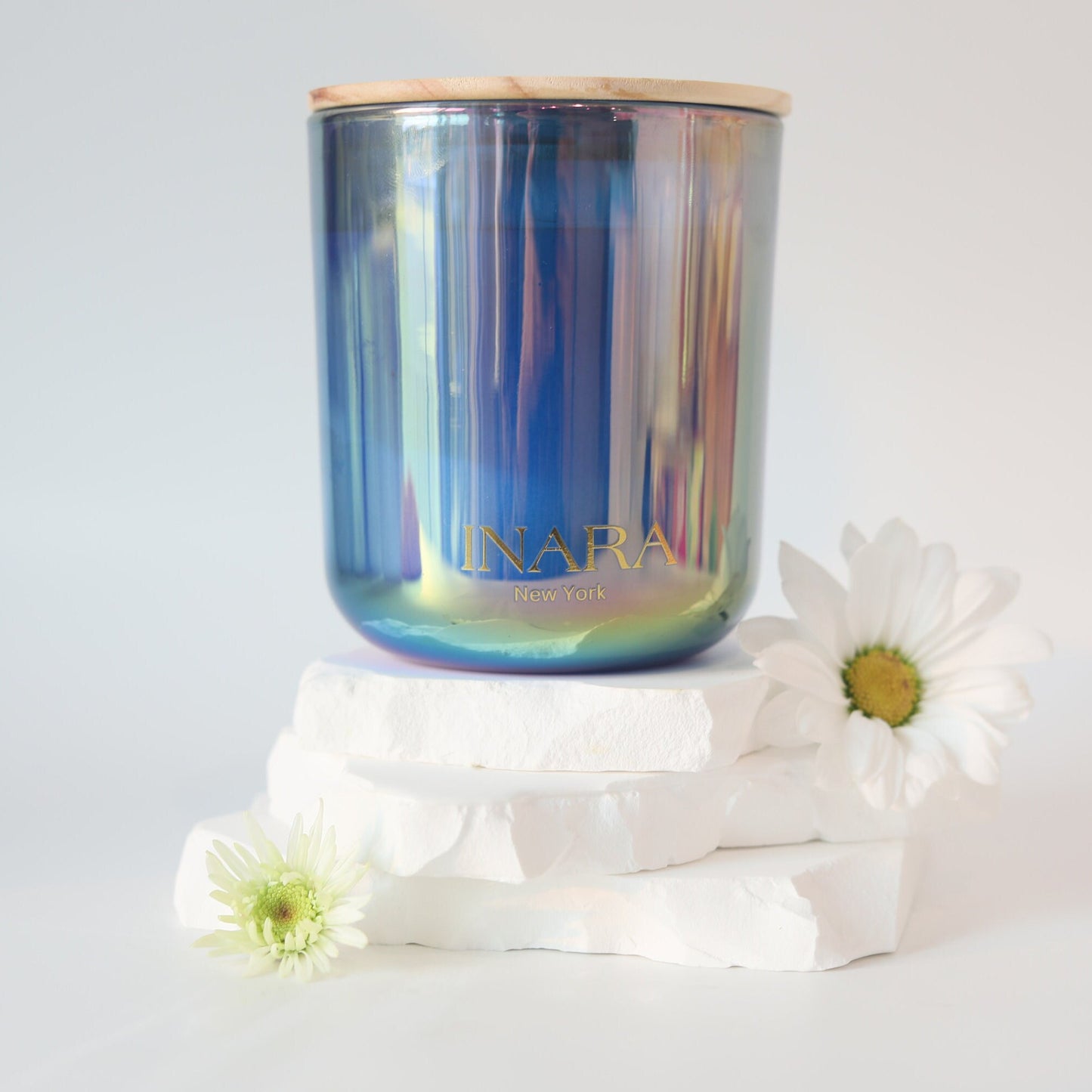 iridescent candle jar | bourbon | candle for men | scented candle | housewarming | birthday | custom candle| gift for men