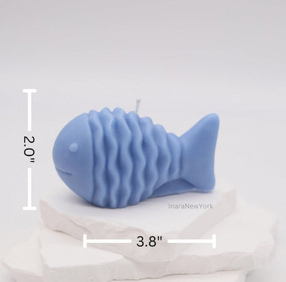 cute fish candle | baby shower gift candle | housewarming | unique aesthetic beach house | baby shark gifts | newborn gift| custom décor