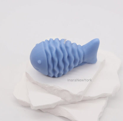 cute fish candle | baby shower gift candle | housewarming | unique aesthetic beach house | baby shark gifts | newborn gift| custom décor